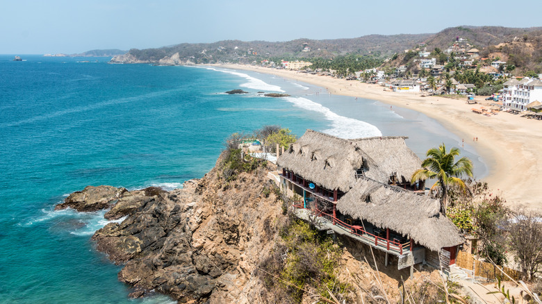 The beach at Zipolite
