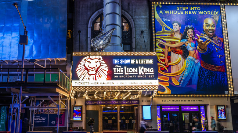 exterior of Broadway theater