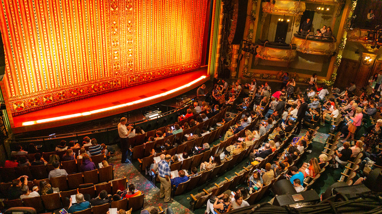 Broadway audience members