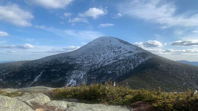 Algonquin Peak against a blue sky