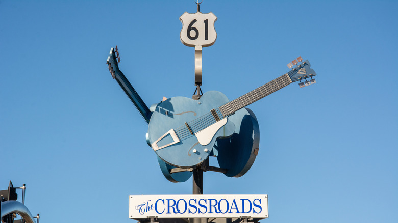 the famous Crossroads sign