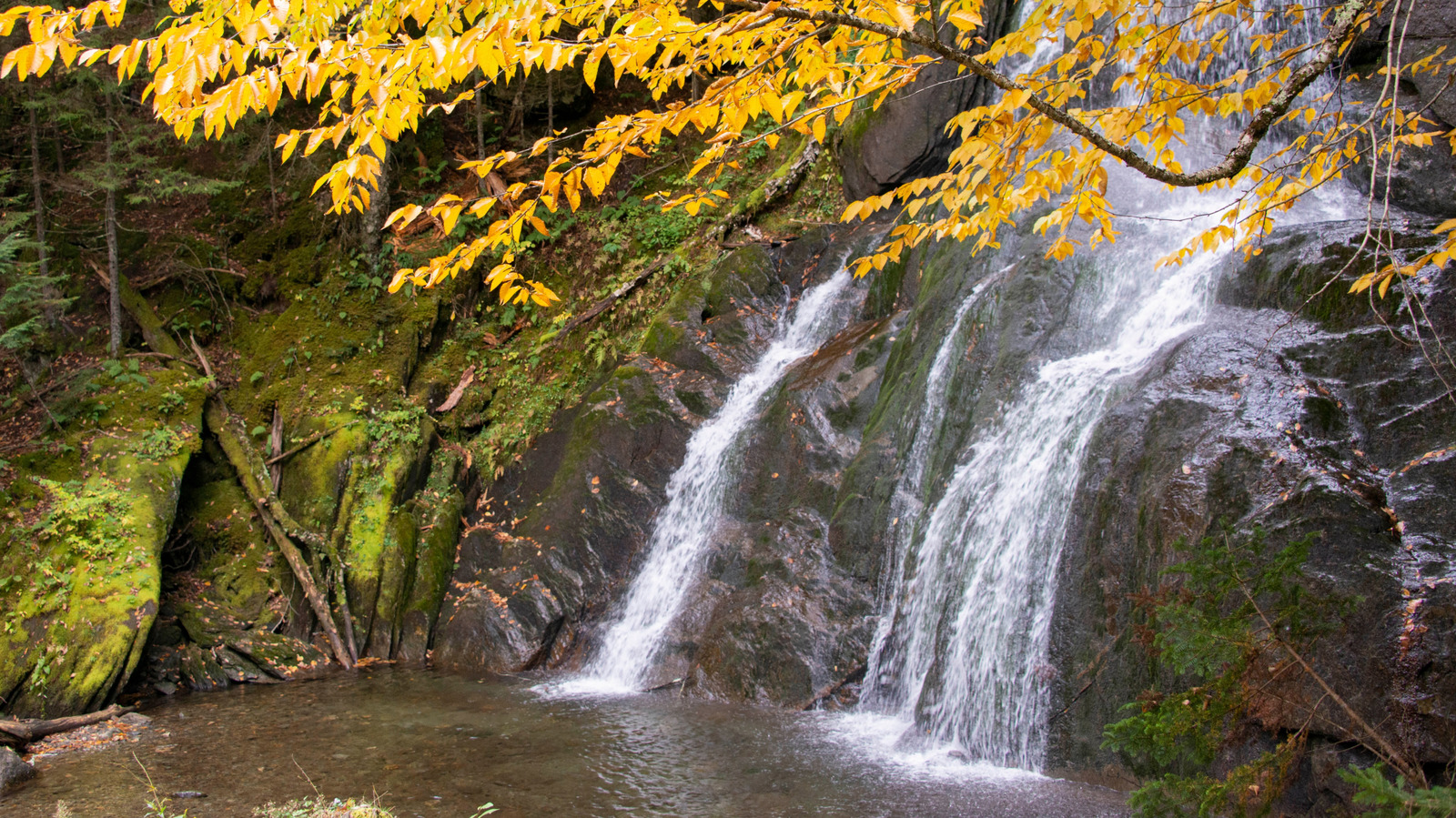 Vermont's Popular Swimming Hole Is A Natural Water Park With Slides And Waterfalls
