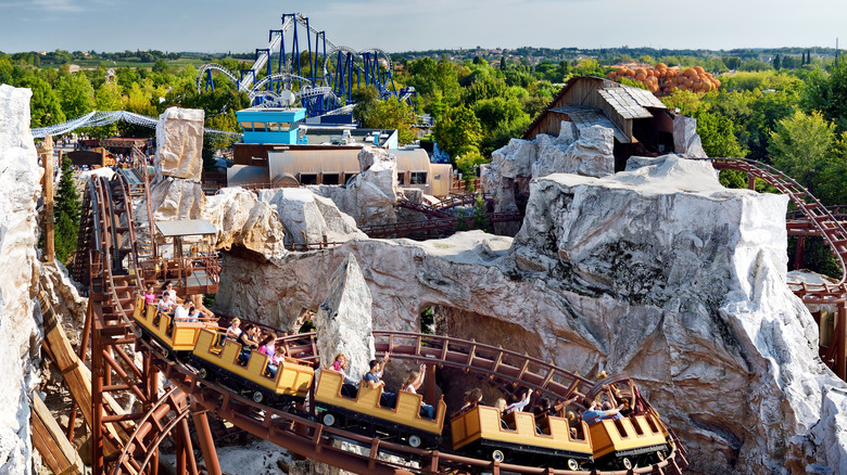 ride at gardaland amusement park