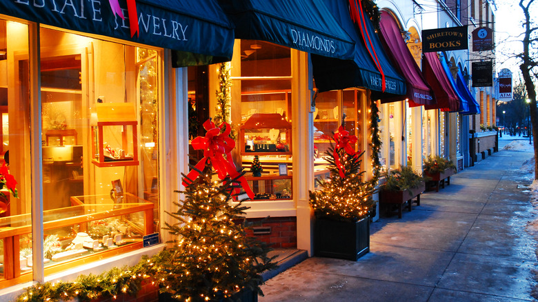 Shops in Woodstock, Vermont