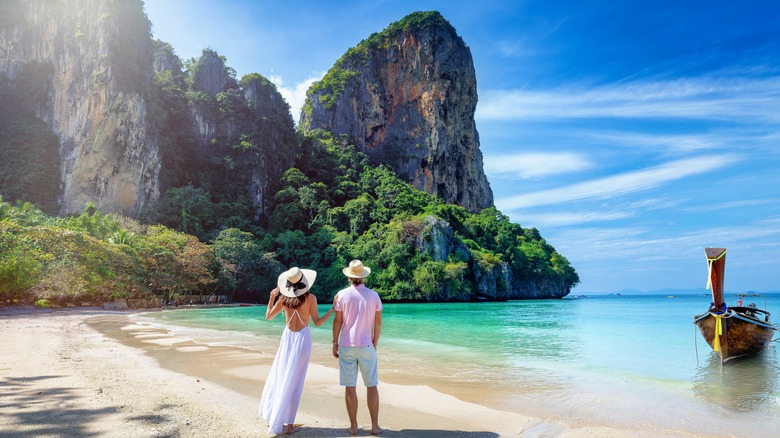 Couple at Railay Beach, Krabi