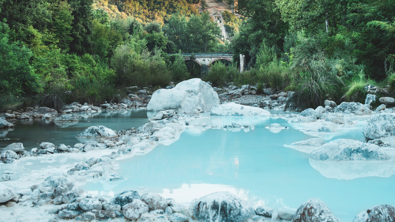 Petriolo Thermal Baths in Italy
