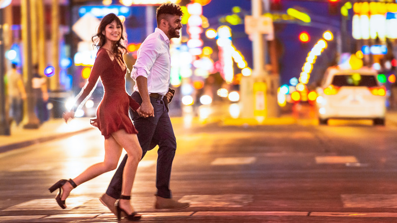 Couple in Las Vegas