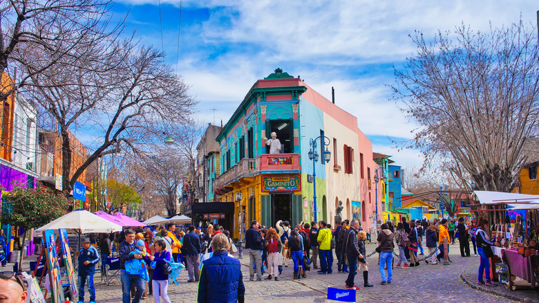 Tourists in Buenos Aires