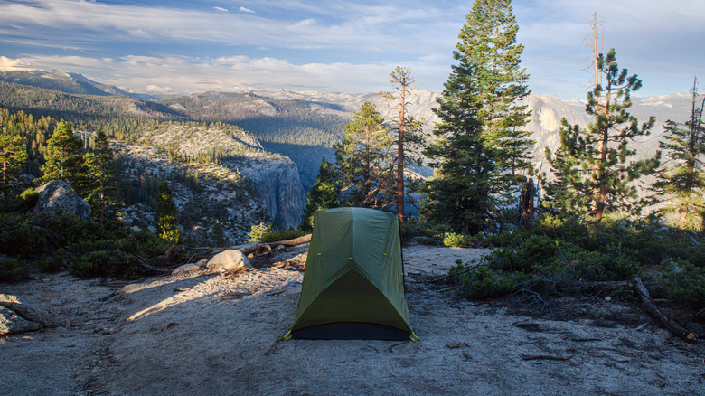 Tent in Yosemite National Park