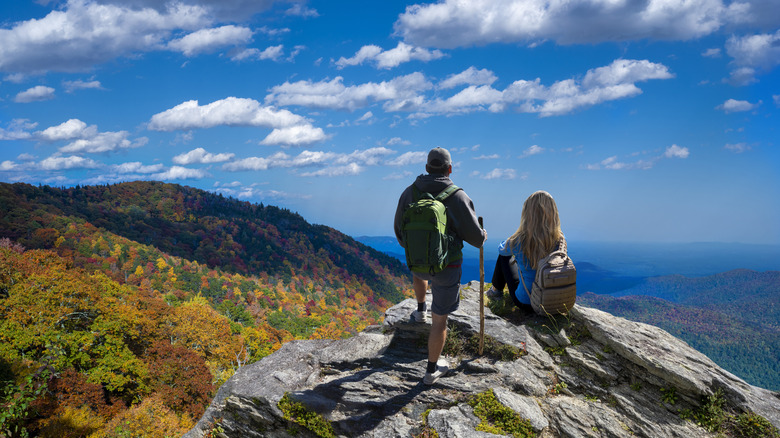 Parkgoers in National Park