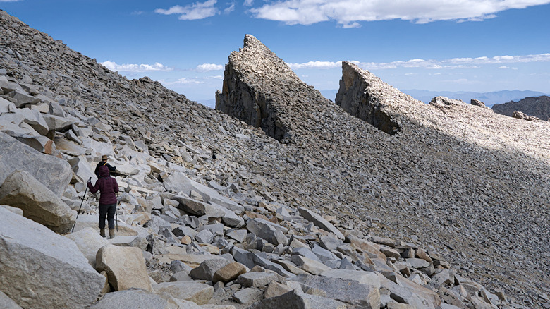 Mt. Whitney punctuates the Sierra Nevada range in California