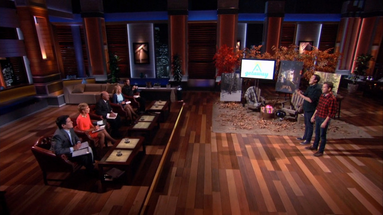 Getaway co-founders on Shark Tank