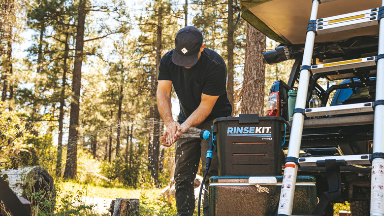 RinseKit portable shower