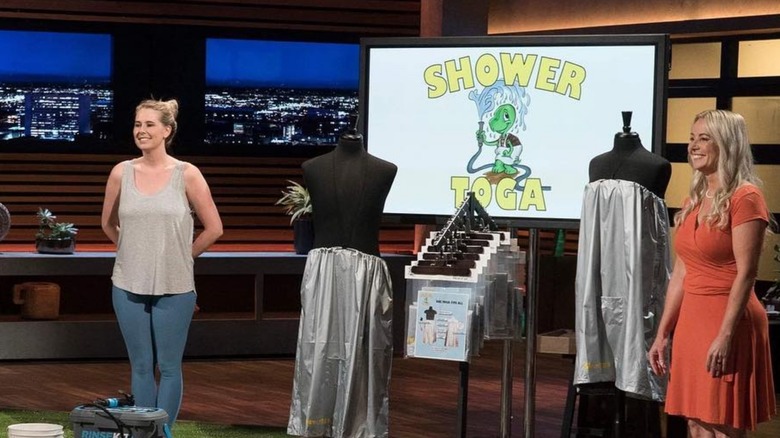 Shower Toga on "Shark Tank"