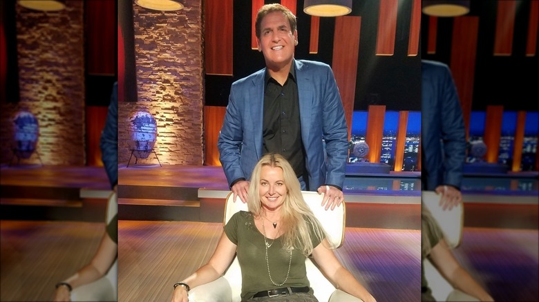Kressa Peterson with Mark Cuban 