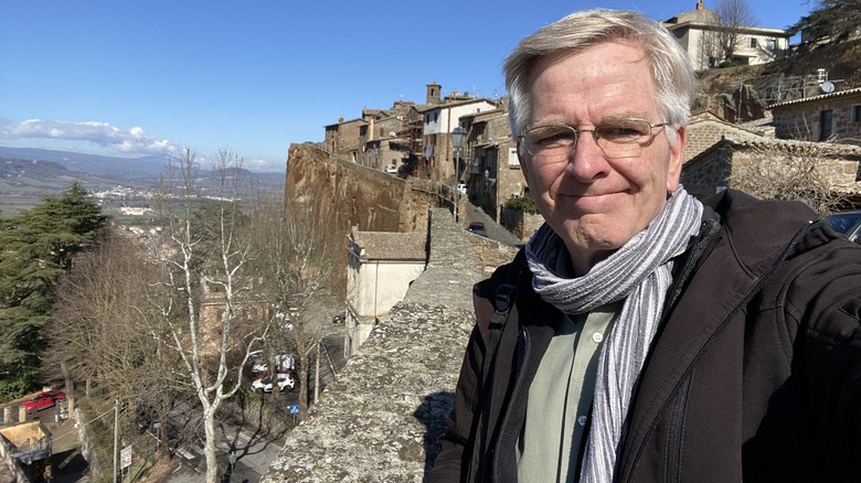 Rick Steves smiling in Italy