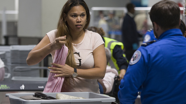 TSA luggage inspection