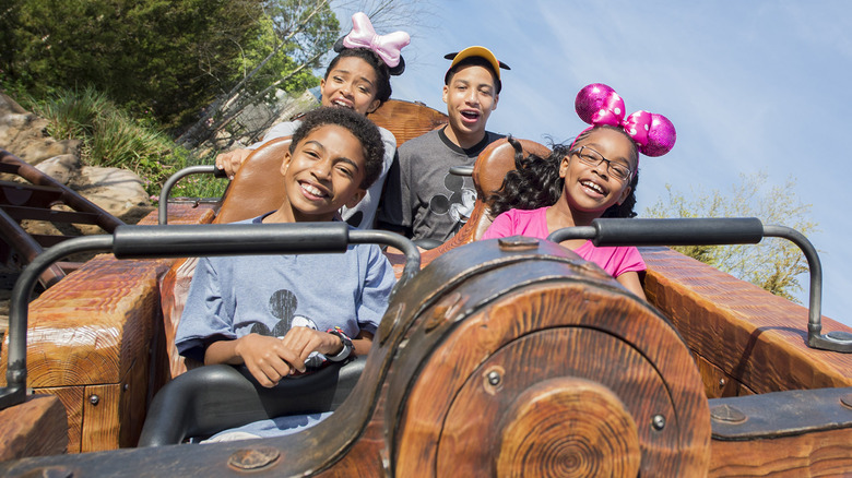 People on Mine Train