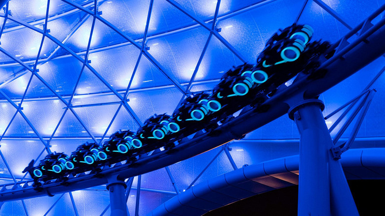 Tron Lightcycle/Run roller coaster