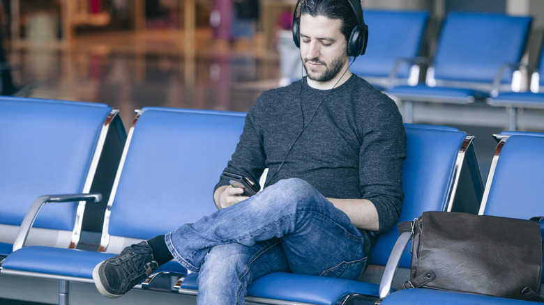 ma at airport charging station