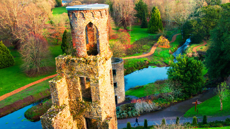 View of Blarney Castle in Ireland