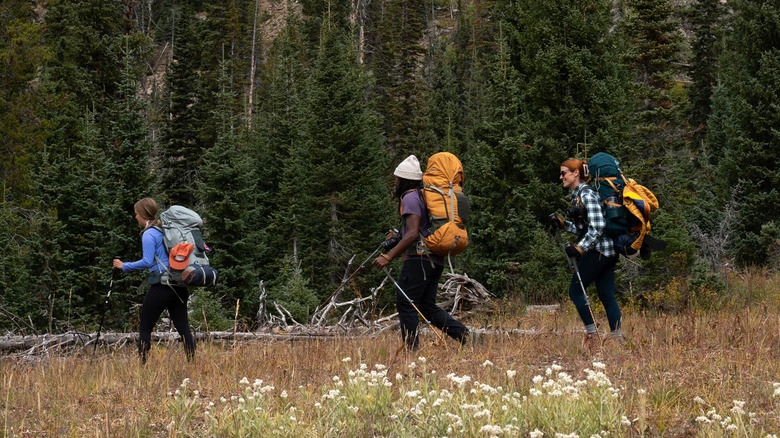 Hikers with Kelty packs