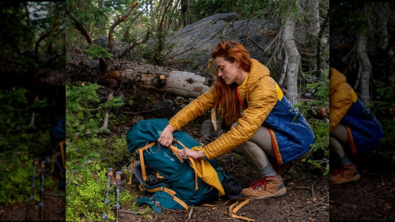 woman with Kelty Nena pack