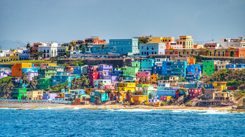 Colorful homes in Puerto Rico