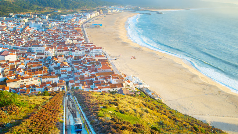 nazare north beach and funicular