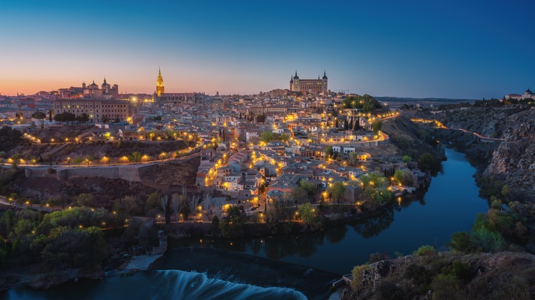 Toledo at night
