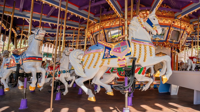 King Arthur Carrousel Horses Disneyland