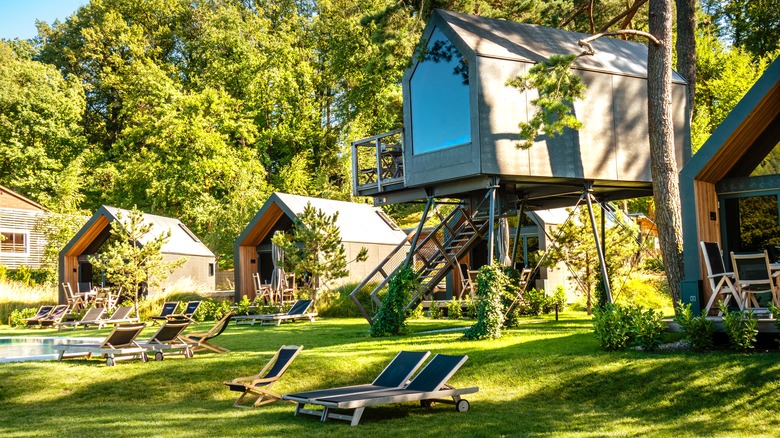 luxury glamping site in Slovenia