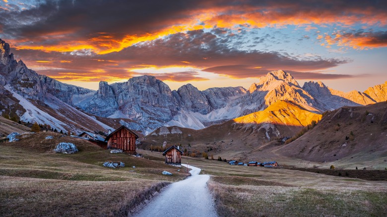 Road in the Italian Dolomites