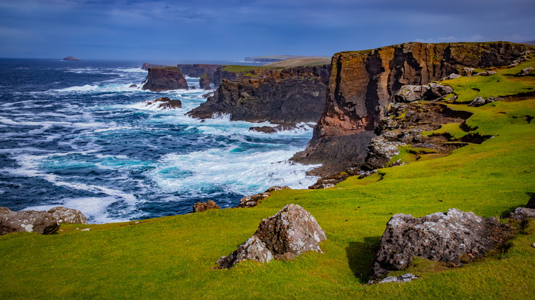 Shetland cliffs