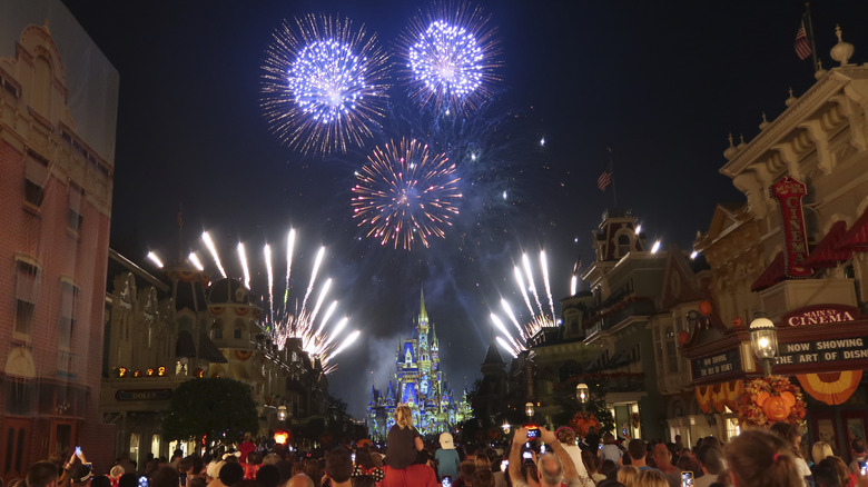Fireworks at Disney's Magic Kingdom