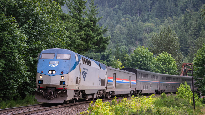 Amtrak outside Seattle