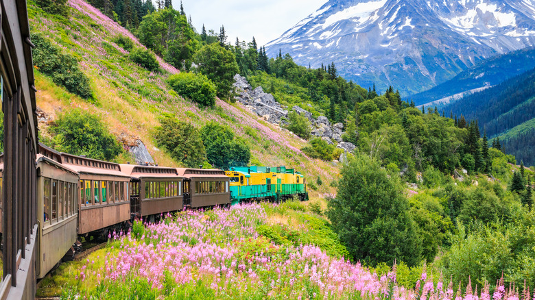 Skagway, Alaska scenic railroad route