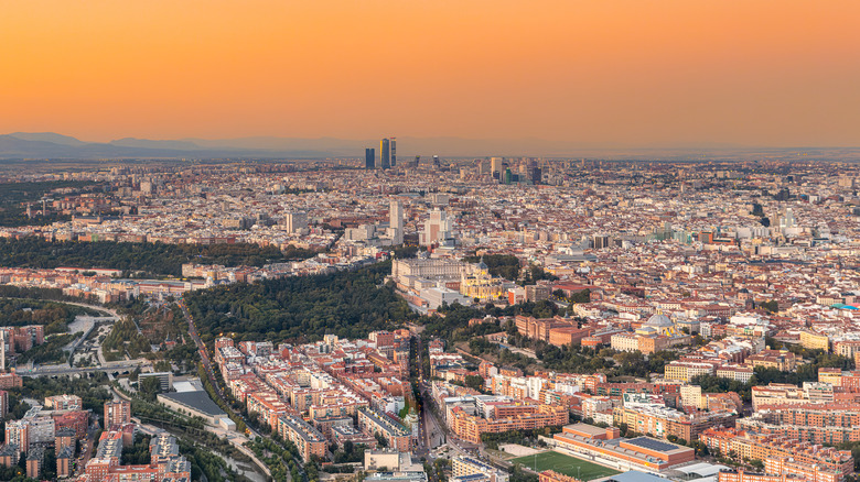 City view of Madrid, Spain