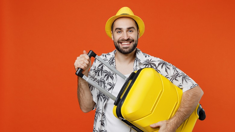 man with suitcase 