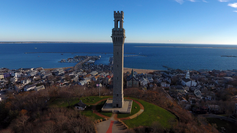 Pilgrim monument in Cape Cod