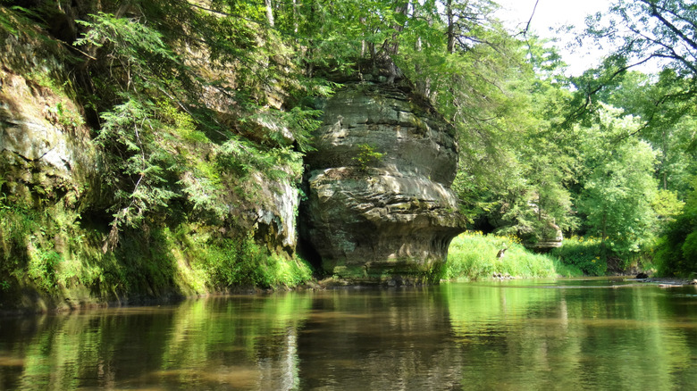 Kickapoo River in Rural Wisconsin