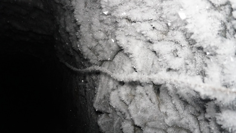 Crystal Cave wall in Mexico