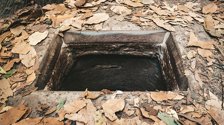 Entrance to the Cu Chi Tunnels in Vietnam
