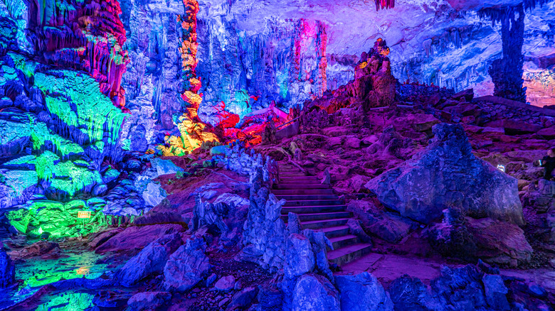 Interior of the Reed Flute Cave