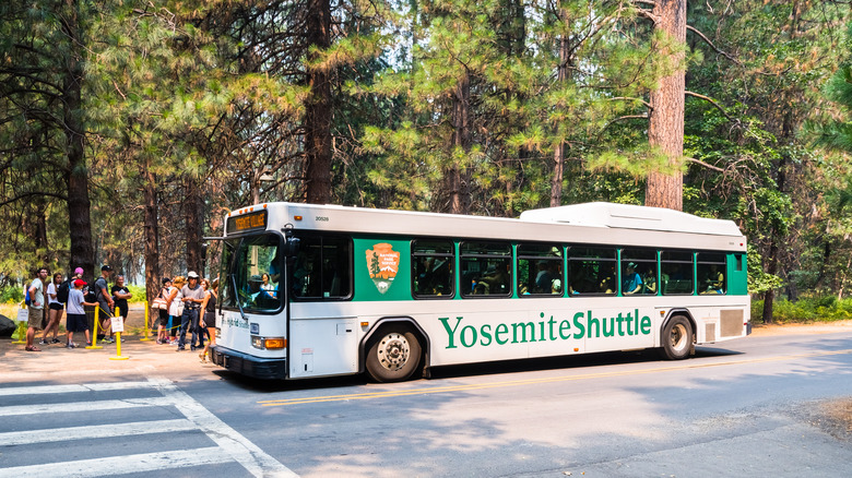 Yosemite shuttle bus