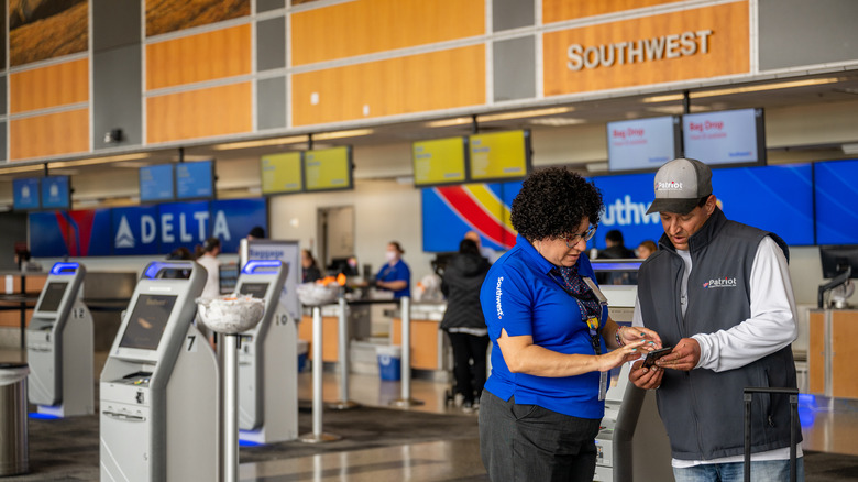 Southwest gate at Austin airport