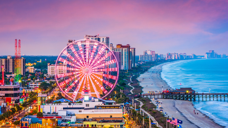 Myrtle Beach at sunset