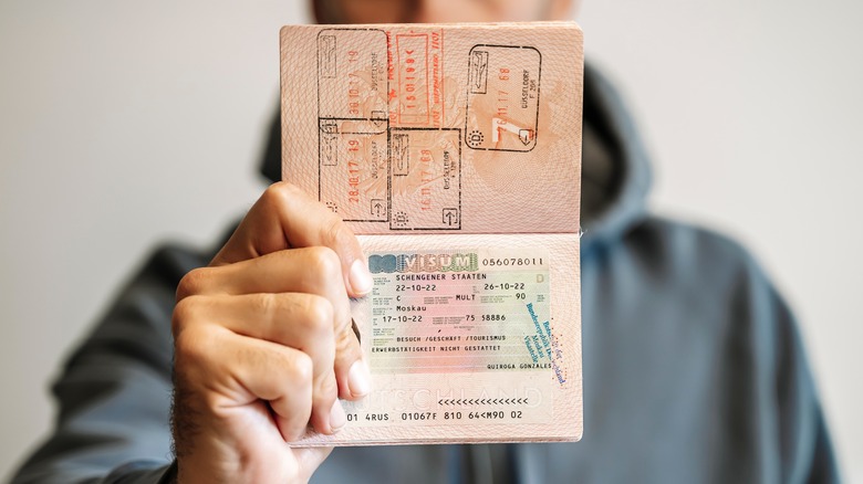 A passport ID page