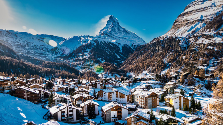 Zermatt in winter